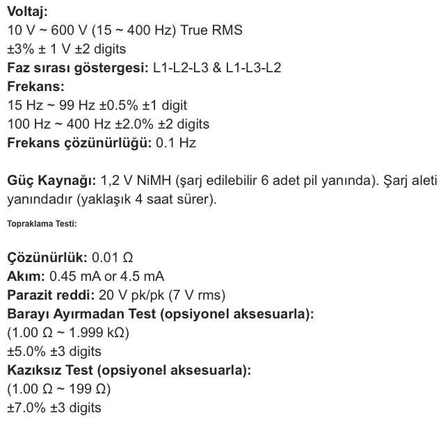 Megger MFT1835 Çok Fonksiyonlu Test Cihazı 14 Fonksiyon